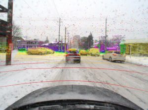 Driving sensors visual