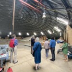 H.S. Ribner's family touring the UTIAS Mars Dome.